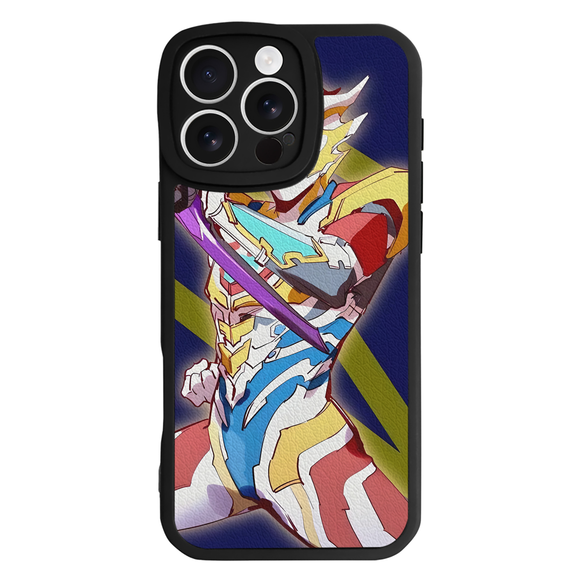 （画像用） ウルトラマン Ultraman 【iPhone 16シリーズ対応】シリコンスマホケース（レザー調） 材質：シリコン